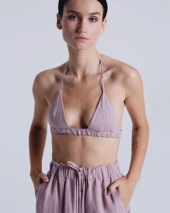 Gili: Dusty Pink bralette – The Knotty Ones