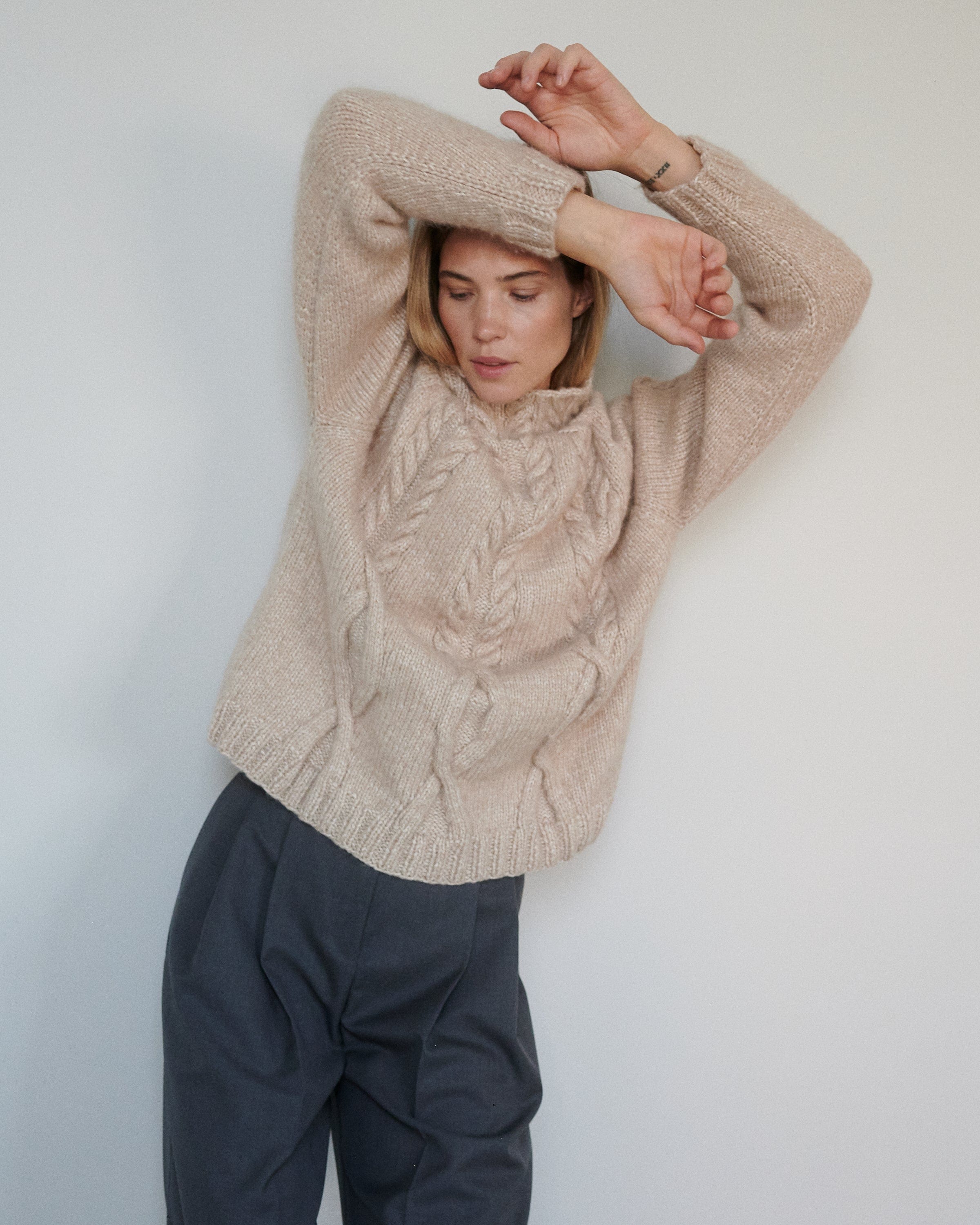 Ūla: Buckwheat Merino Wool Sweater – The Knotty Ones